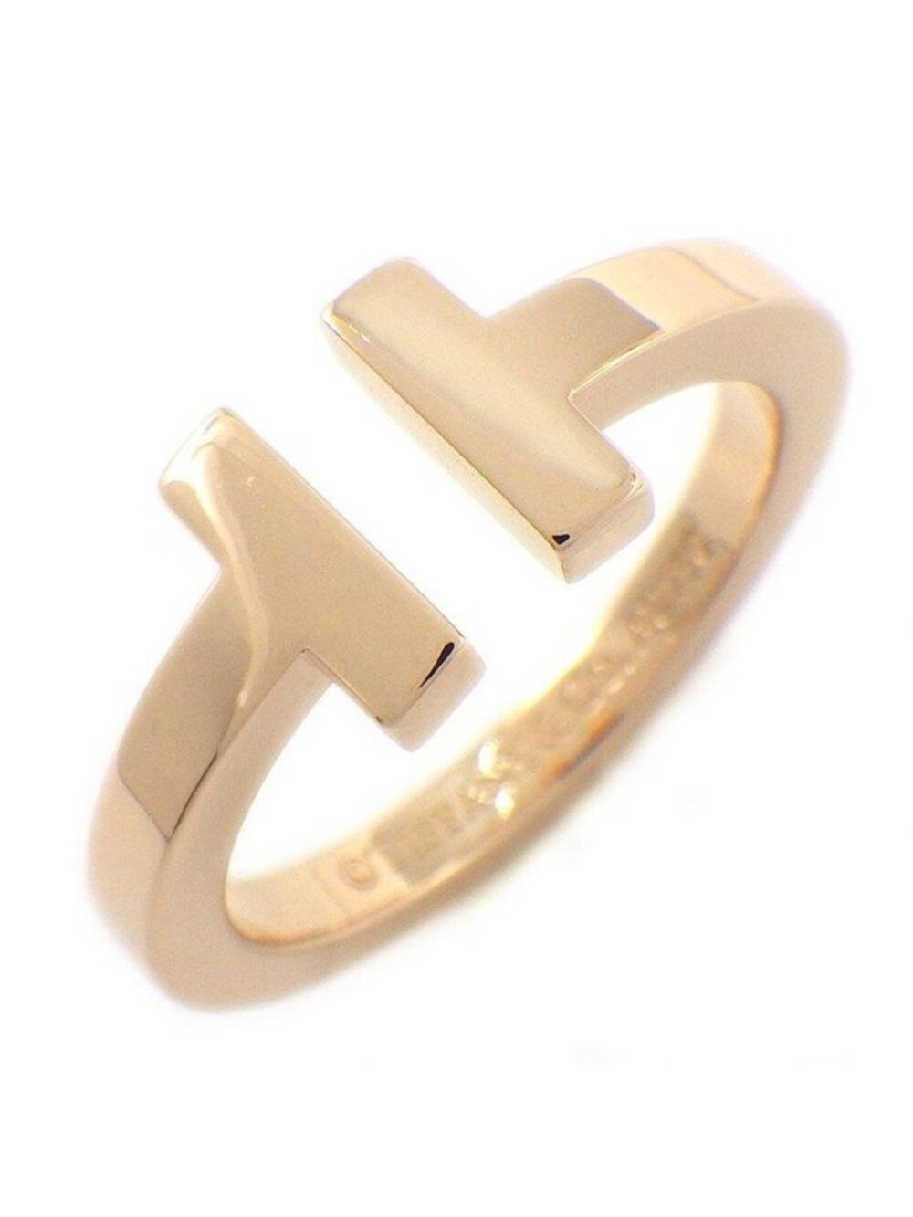 Tiffany & Co Ring T Square 18K Pink Gold